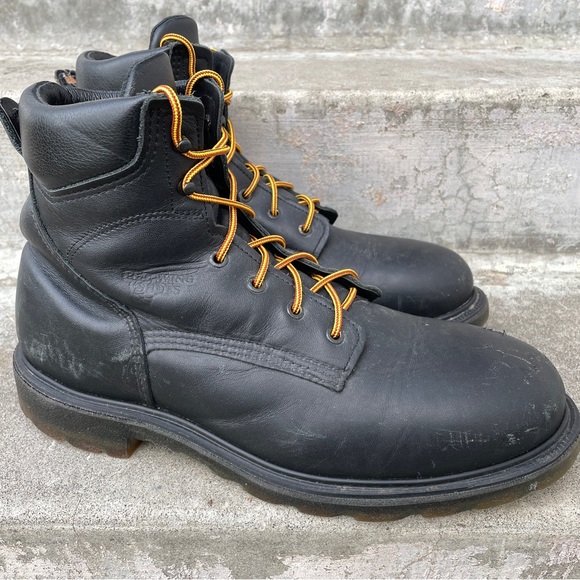 Red Wing 607 Supersole 2.0 Men's Leather Heavy Duty Work Soft Toe Boots Size 13 - Picture 4 of 11